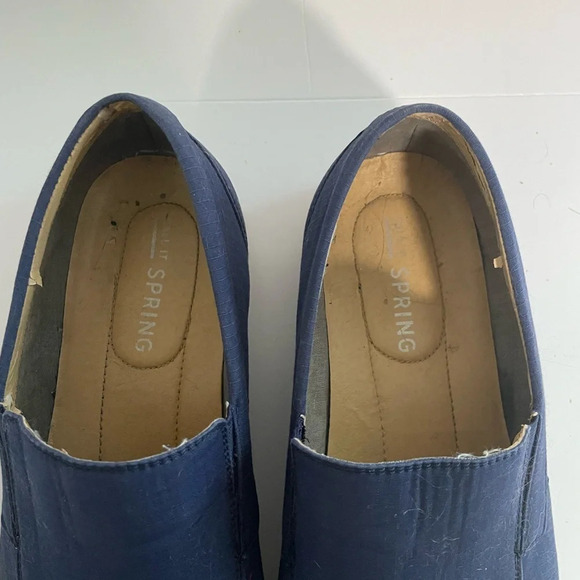 Call it Spring Men’s Canvas Blue  Loafers - 10 - Picture 4 of 11